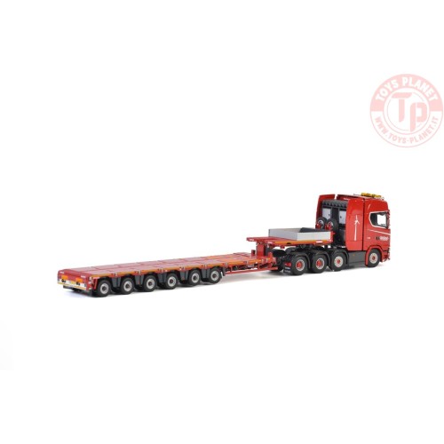 KNT Red Line - SCANIA S HIGHLINE CS20H 8x4 MCO PX - 6 AXLE WSI 02-2373 WSI MODELS