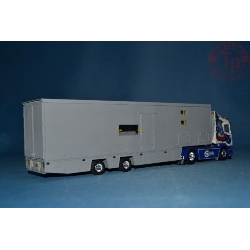 Scania serie 4 camper-trailer - JJ Verweij TEKNO 74406 TEKNO