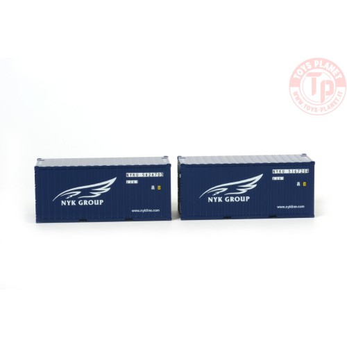 NYK LOGISTICS 2X 20FT CONTAINER WSI 04-1124 WSI MODELS