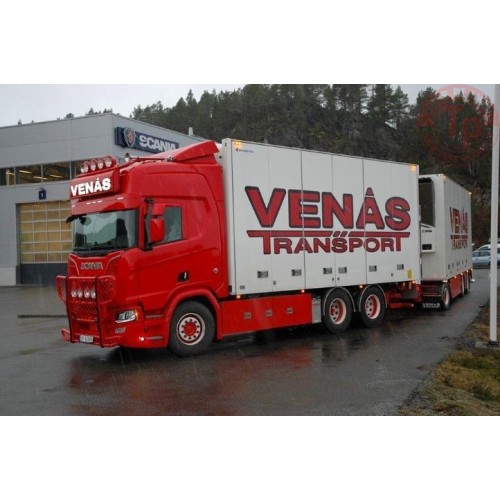 Scania R-Serie NGS Highline rigid truck with trailer -Venas TEKNO 75319 TEKNO