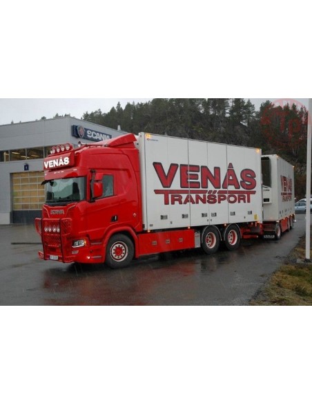 Scania R-Serie NGS Highline rigid truck with trailer -Venas TEKNO 75319 TEKNO Scania R-Serie NGS Highline rigid truck with trailer -Venas TEKNO 75319 TEKNO