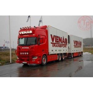 Scania R-Serie NGS Highline rigid truck with trailer -Venas TEKNO 75319 TEKNO