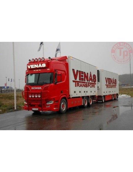 Scania R-Serie NGS Highline rigid truck with trailer -Venas TEKNO 75319 TEKNO