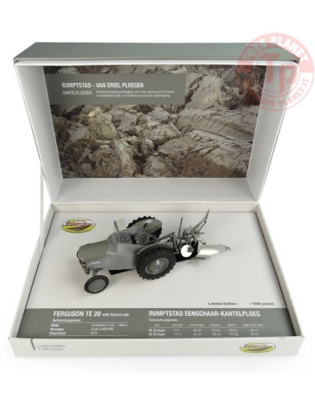 Coffret Ferguson TEA20 et charrue Rumptstad UH 5364 UNIVERSAL HOBBIES