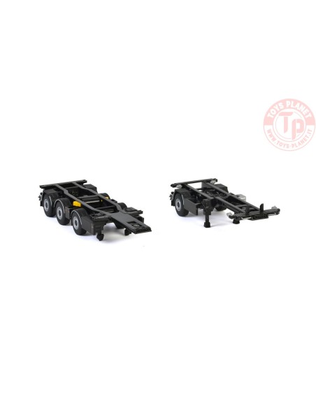 BROSHUIS 2CONNECT COMBI TRAILER 1+3 AXLE - White Line WSI 03-2020 WSI MODELS