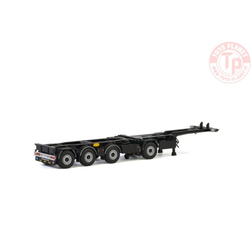 BROSHUIS 2CONNECT COMBI TRAILER 1+3 AXLE - White Line WSI 03-2020 WSI MODELS