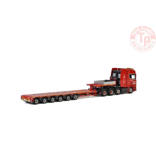 SCANIA S HIGHLINE CS20H 8x4 MCO PX - 6 AXLE - KNT Red Line WSI 5699943 WSI MODELS