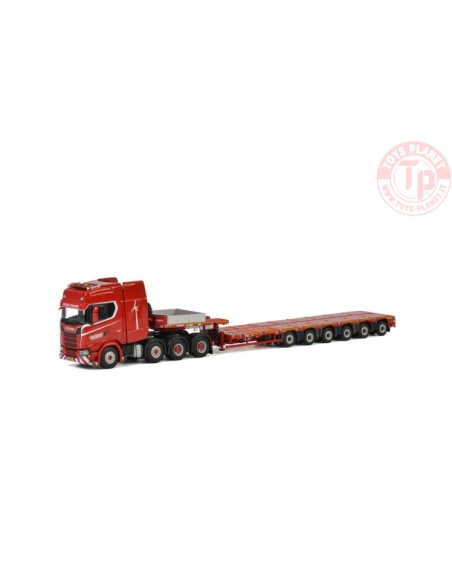 SCANIA S HIGHLINE CS20H 8x4 MCO PX - 6 AXLE - KNT Red Line WSI 5699943 WSI MODELS