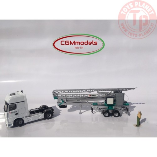 CATTANEO CM221 gru edile automontante con MB Actros 4x2 CGM MODELS 221