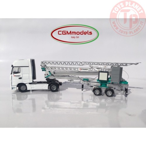 CATTANEO CM221 gru edile automontante con MB Actros 4x2 CGM MODELS 221