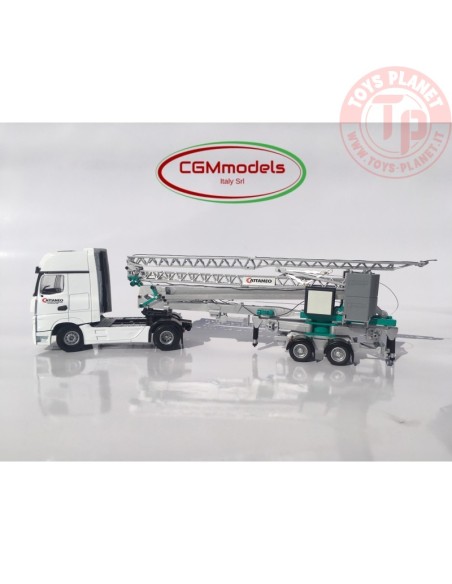 CATTANEO CM221 gru edile automontante con MB Actros 4x2 CGM MODELS 221