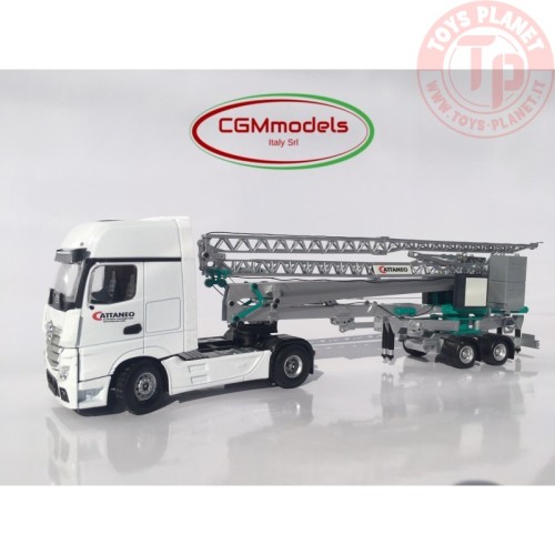 CATTANEO CM221 gru edile automontante con MB Actros 4x2 CGM MODELS 221