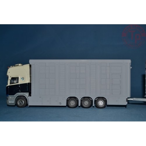Scania R-serie Topline with livestock Swedish Resin combination - Friberg TEKNO 73372 TEKNO