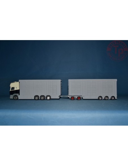 Scania R-serie Topline with livestock Swedish Resin combination - Friberg TEKNO 73372 TEKNO