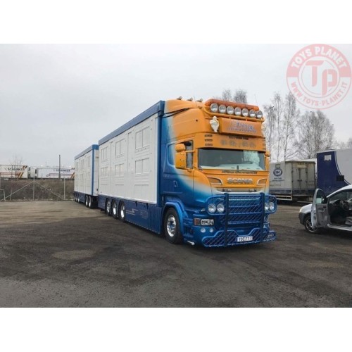 Scania R-serie Topline with livestock Swedish Resin combination - Friberg TEKNO 73372 TEKNO