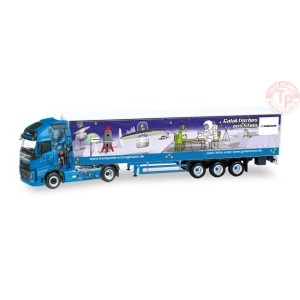 Volvo FH Gl. XL curtain canvas semitrailer "Schreglmann" HERPA 307741 HERPA 1:87