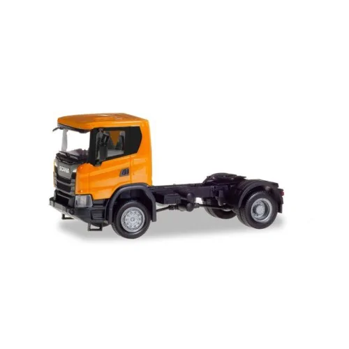 Scania CG 17 4x4 rigid tractor, orange HERPA 309776 HERPA 1:87