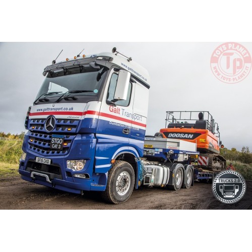 Mercedes-Benz Arocs 6x4 with 3 axle Semi Lowloader - Galt Transport IMC MODELS 33-0130 IMC MODELS