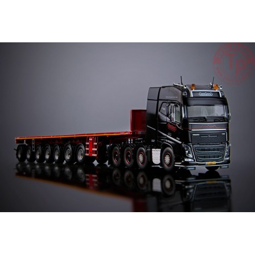 VOLVO FH04 GLOBETROTTER BLACK SERIES 7-AXLE BALLASTTRAILER IMC MODELS 562.67.69 IMC MODELS
