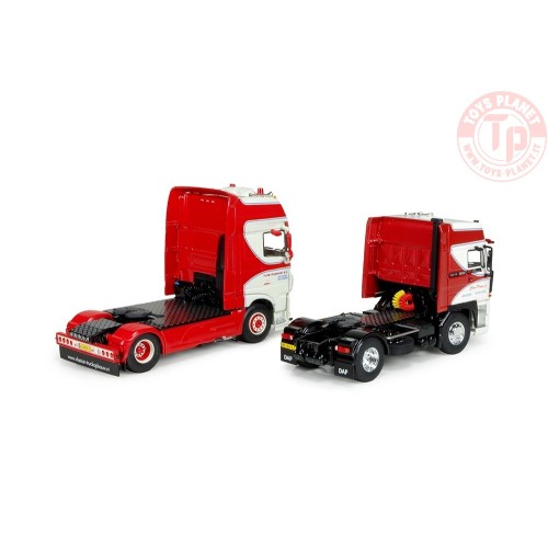 DAF XF Euro 6 Super Space Cab + DAF 3600 Space Cab - SET Pluim TEKNO 74169 TEKNO