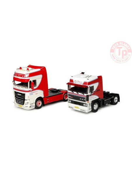 DAF XF Euro 6 Super Space Cab + DAF 3600 Space Cab - SET Pluim TEKNO 74169 TEKNO