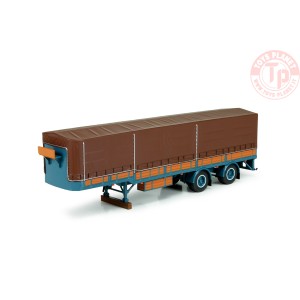 Classic DAF trailer DAF blue TEKNO 74061 TEKNO