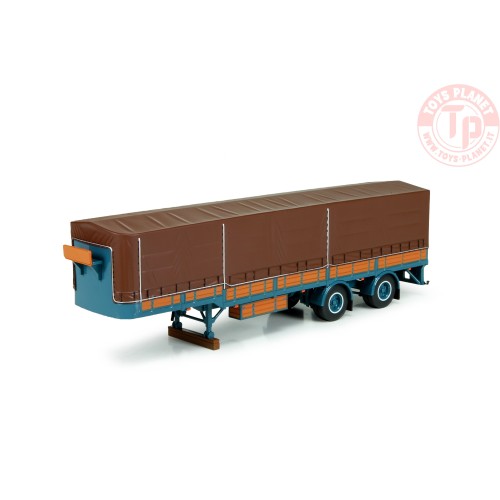 Classic DAF trailer DAF blue TEKNO 74061 TEKNO
