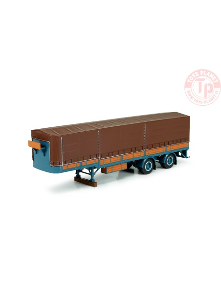 Classic DAF trailer DAF blue TEKNO 74061 TEKNO