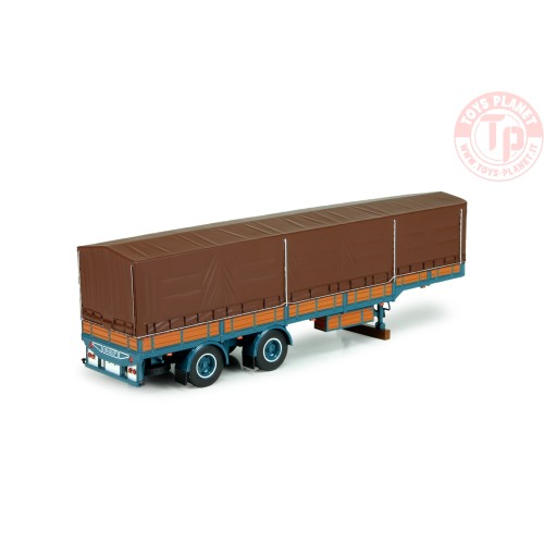 Classic DAF trailer DAF blue TEKNO 74061 TEKNO