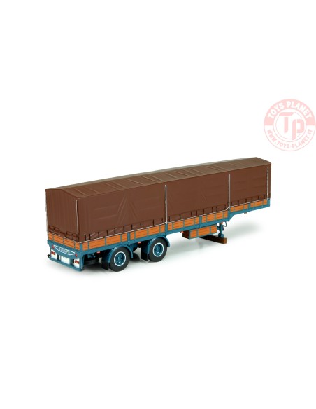 Classic DAF trailer DAF blue TEKNO 74061 TEKNO