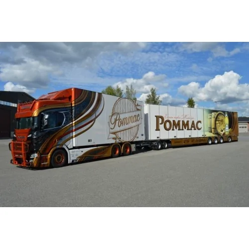Scania NGS Highline combi swedish reefer - Ristimaa POMMAC TEKNO 75115 TEKNO
