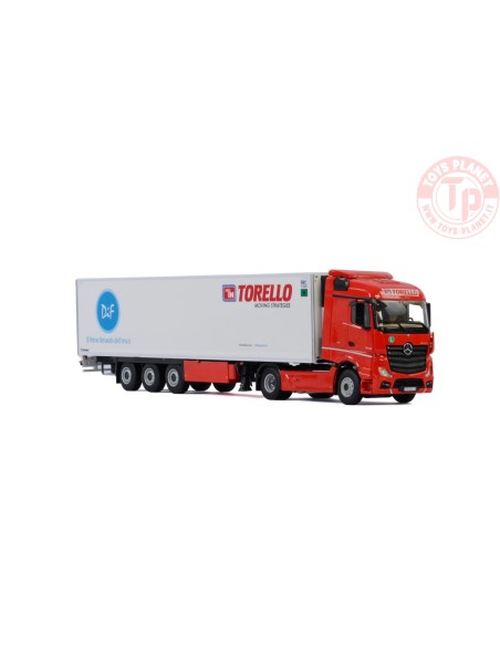 MERCEDES BENZ ACTROS M4 STREAM SPACE 4x2 REEFER TRAILER - 3 AXLE - Torello Trasporti Srl WSI 01-2903 WSI MODELS