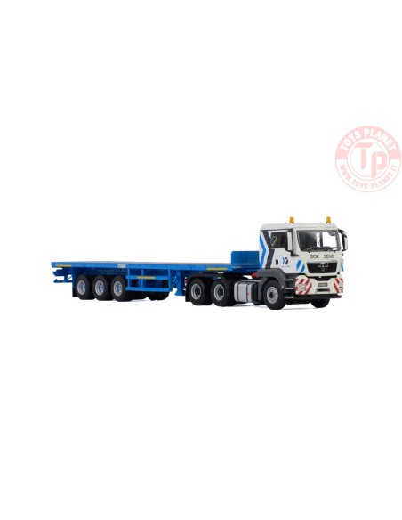 MAN TGS L 6x4 FLAT BED TRAILER - 3 AXLE - Bok Seng WSI 01-2926 WSI MODELS MAN TGS L 6x4 FLAT BED TRAILER - 3 AXLE - Bok Seng WSI 01-2926 WSI MODELS