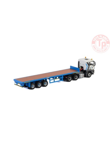 MAN TGS L 6x4 FLAT BED TRAILER - 3 AXLE - Bok Seng WSI 01-2926 WSI MODELS MAN TGS L 6x4 FLAT BED TRAILER - 3 AXLE - Bok Seng WSI 01-2926 WSI MODELS