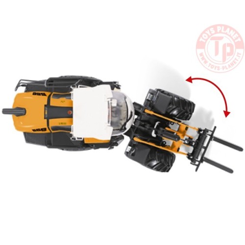 Pala Liebherr 556 con forche e benna WIKING 077840 WIKING