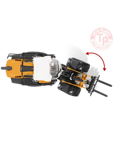Pala Liebherr 556 con forche e benna WIKING 077840 WIKING