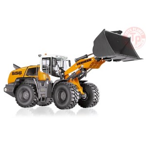 Pala Liebherr 556 con forche e benna WIKING 077840 WIKING