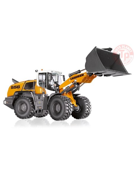 Pala Liebherr 556 con forche e benna WIKING 077840 WIKING