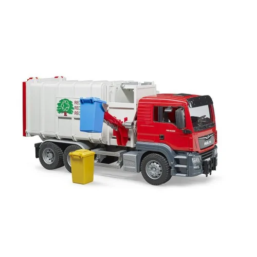 Camion dei rifiuti MAN TGS a carico laterale BRUDER 03761 BRUDER