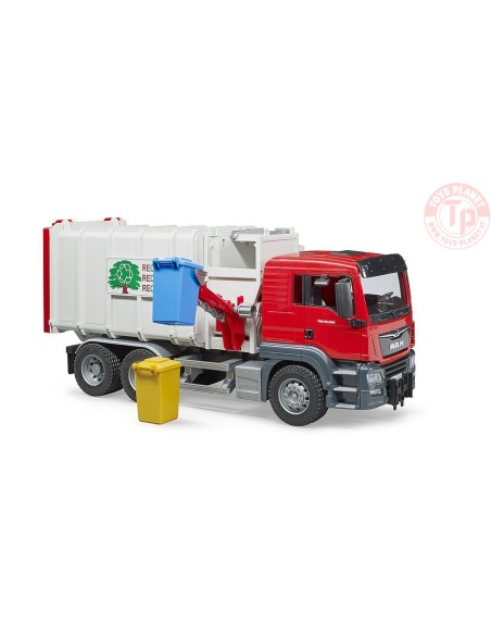 Camion dei rifiuti MAN TGS a carico laterale BRUDER 03761 BRUDER