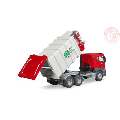 Camion dei rifiuti MAN TGS a carico laterale BRUDER 03761 BRUDER