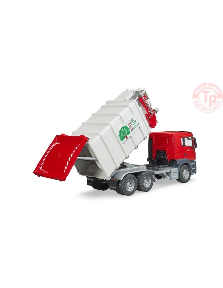 Camion dei rifiuti MAN TGS a carico laterale BRUDER 03761 BRUDER