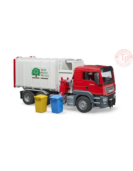 Camion dei rifiuti MAN TGS a carico laterale BRUDER 03761 BRUDER