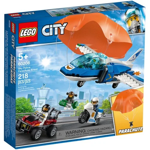 Arresto Con Il Paracadute Della Polizia Aerea LEGO City 60208 LEGO