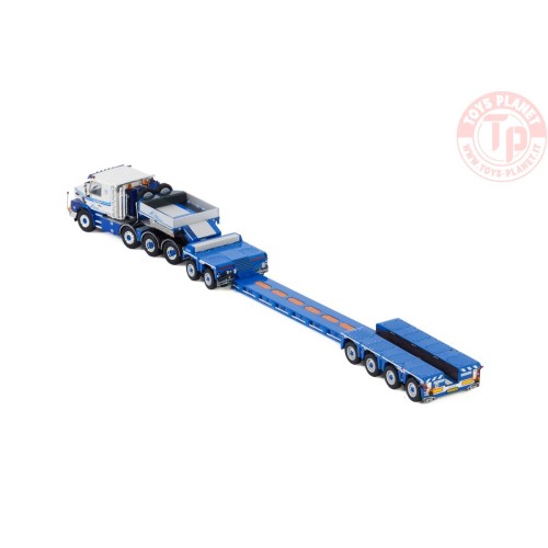 SCANIA 3 SERIES 8X4 LOWLOADER EURO 4 AXLE | DOLLY 2 AXLE - L.A. v.d. Heuvel WSI 01-2988 WSI MODELS