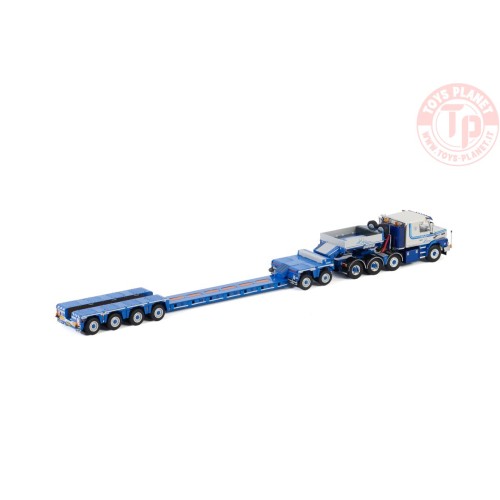 SCANIA 3 SERIES 8X4 LOWLOADER EURO 4 AXLE | DOLLY 2 AXLE - L.A. v.d. Heuvel WSI 01-2988 WSI MODELS