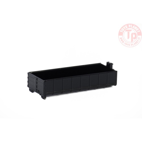 HOOKLIFT CONTAINER BLACK 15M3 - Premium Line WSI 04-2093 WSI MODELS