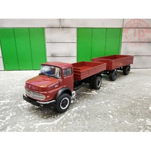 Mercedes Benz LAK 1624 Dump Truck with additional dump trailer CONRAD 1056/03 CONRAD