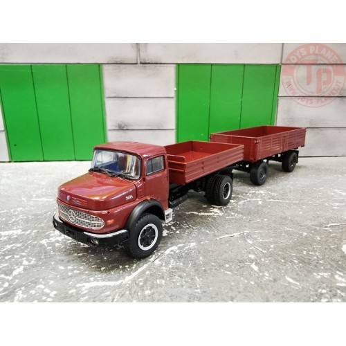 Mercedes Benz LAK 1624 Dump Truck with additional dump trailer CONRAD 1056/03 CONRAD