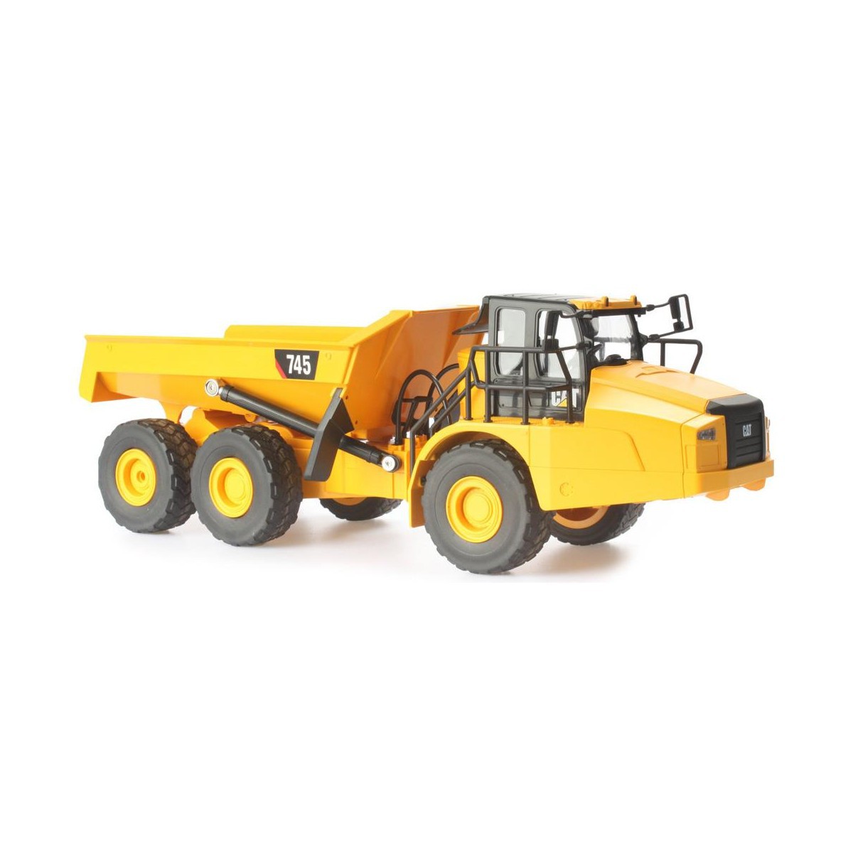 Diecast Masters Autoarticolato Cat 745 Invecchiato - Modello Scala 1:50, Dettagliato, Da Collezione 38x15x32 Cm - Foto 5